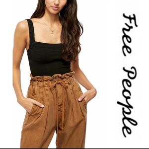 FREE PEOPLE Scarlett Tank Black Medium